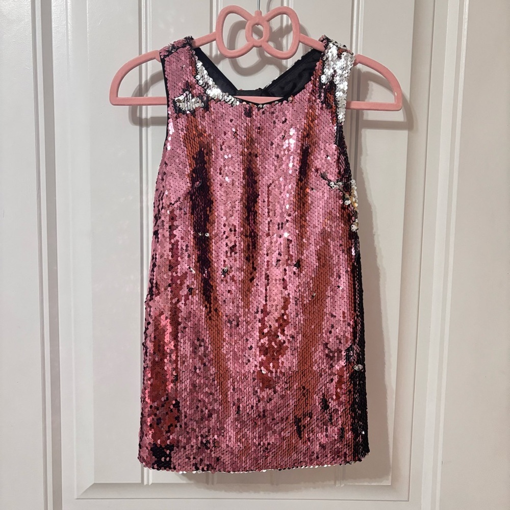 Milly | minis toddler sequin dress bow back